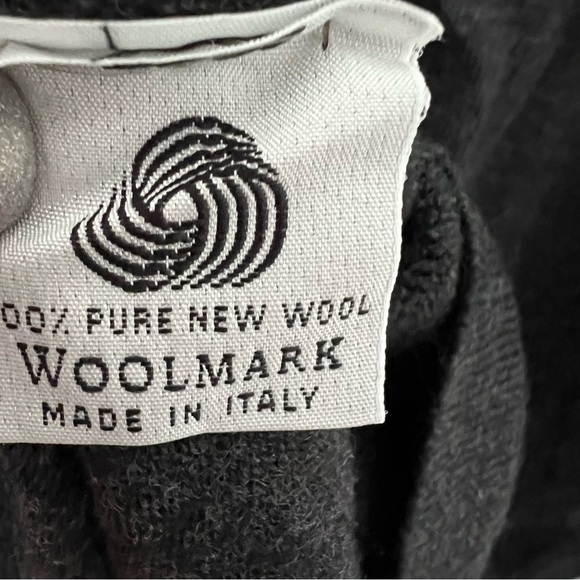 Fiji Men's Collared Button Wool Pullover Sweater Long Sleeve Gray Large‎ Flawed - Picture 5 of 9